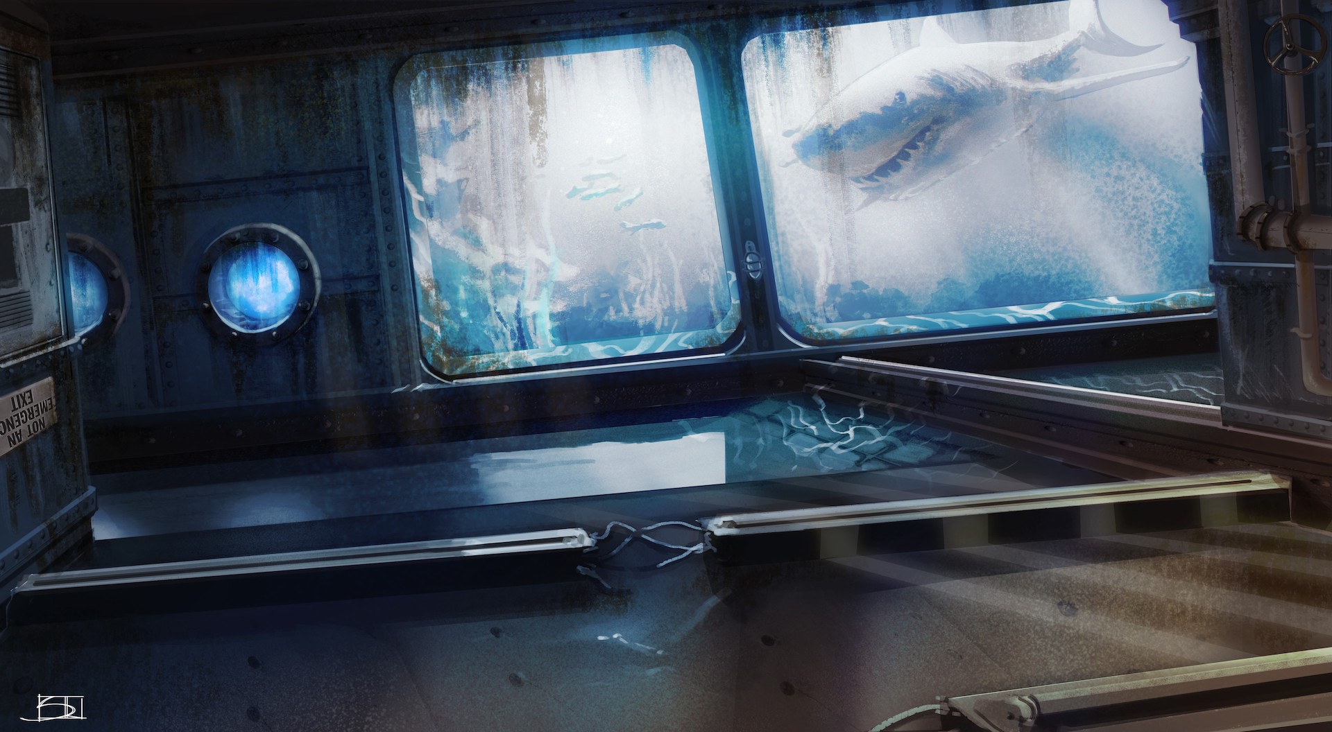 "40 fathoms" Tomb Raider 2 fan art