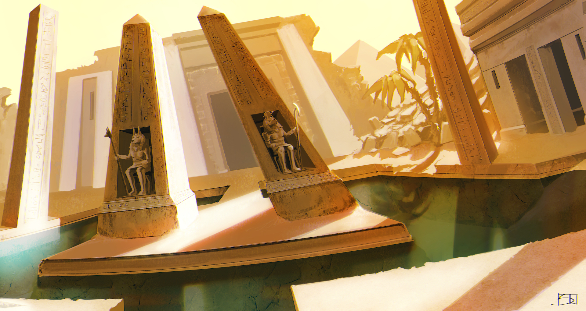 "Sacred lake" Tomb Raider 2 fan art 