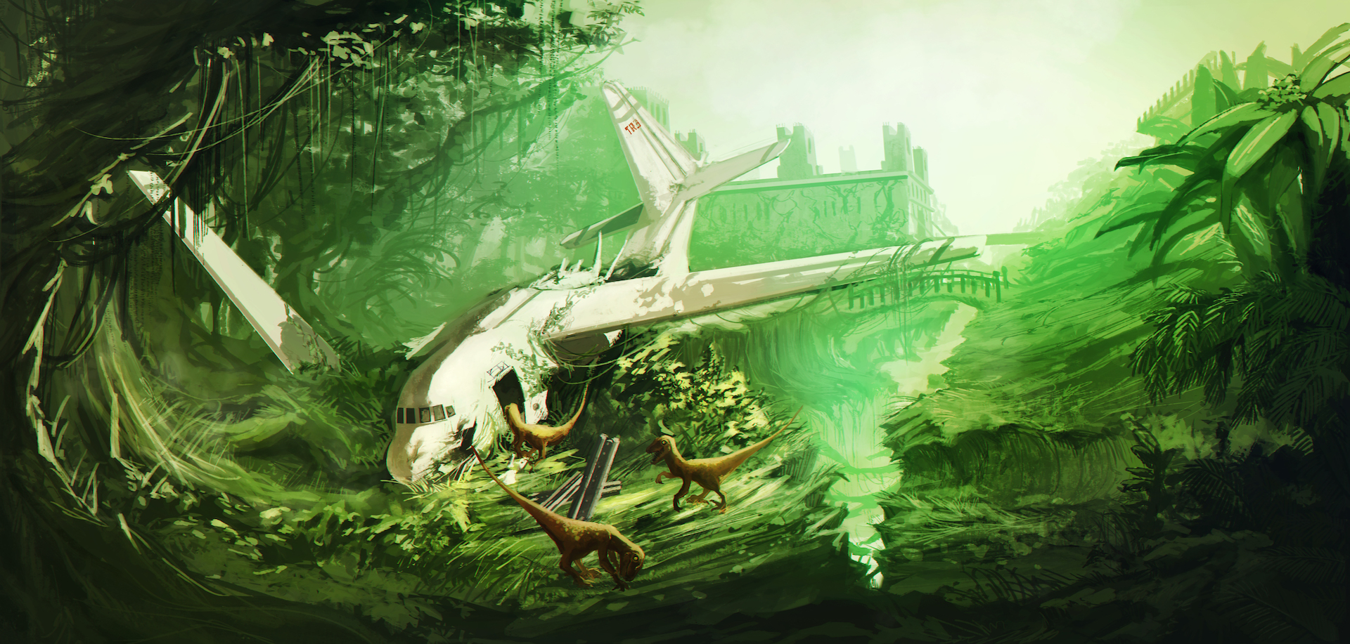 "Crash site" Tomb Raider 2 fan art